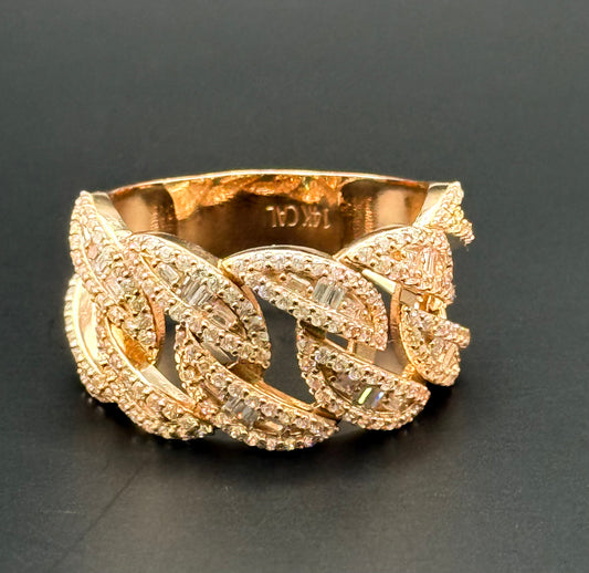 RING ROSE GOLD  IN 14K GOLD