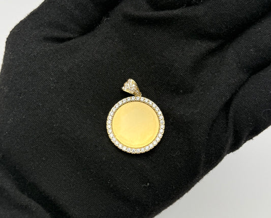 MEDAL PHOTO IN GOLD 14K