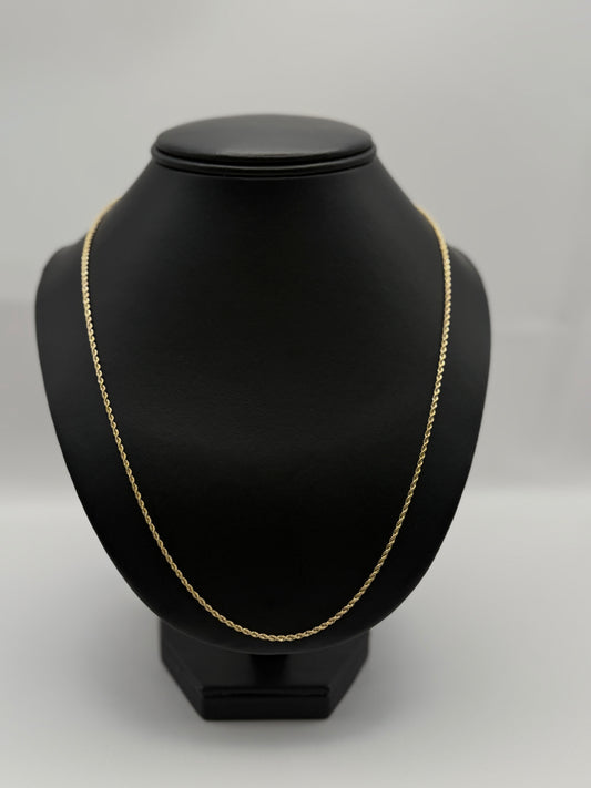 ROPE CHAIN IN GOLD 14K