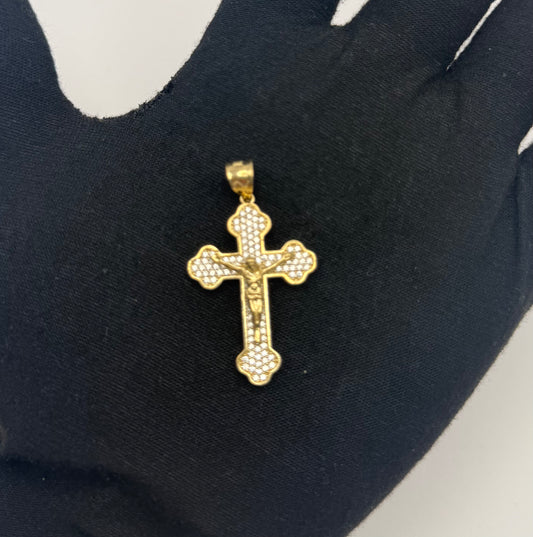 MEDAL CROSS IN 14K GOLD