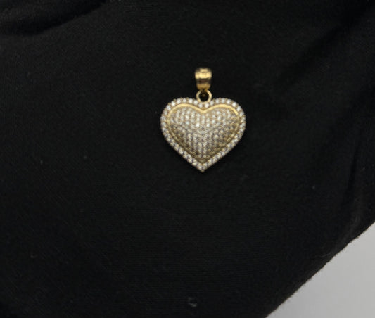 MEDAL HEART IN GOLD 14K