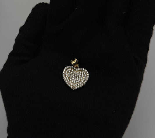 MEDAL HEART IN GOLD 14K