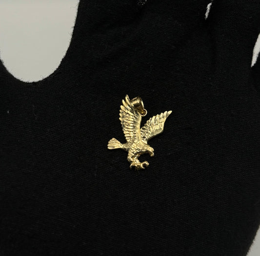 EAGLE MEDAL IN 14K GOLD