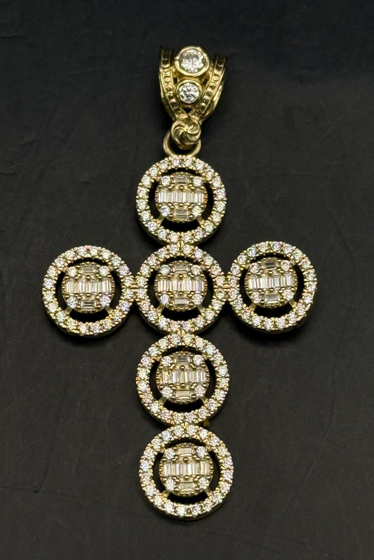 MEDAL CROSS IN 14K GOLD