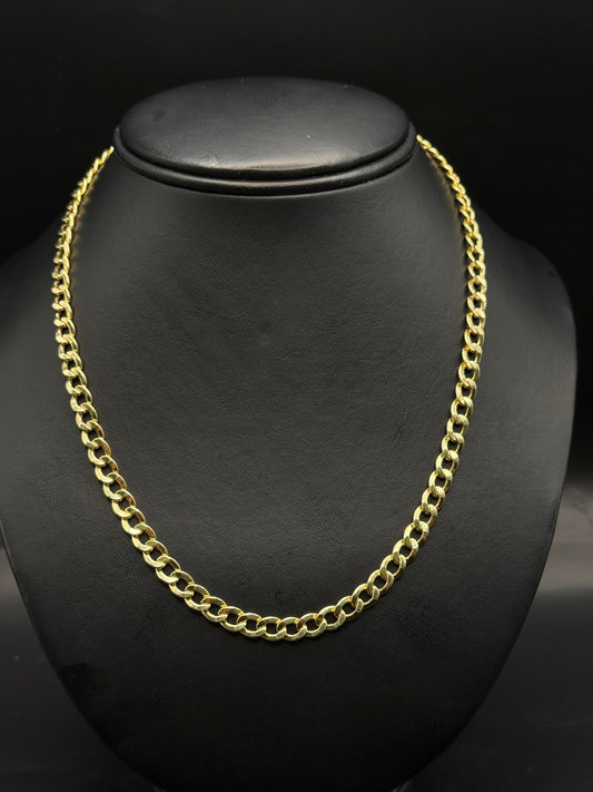 CUBAN CHAIN HOLLOW IN GOLD 14K