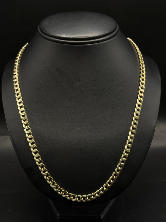 CUBAN CHAIN HOLLOW IN GOLD 14K