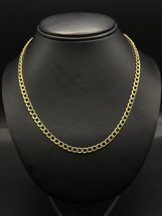 CUBAN CHAIN HOLLOW IN GOLD 14K