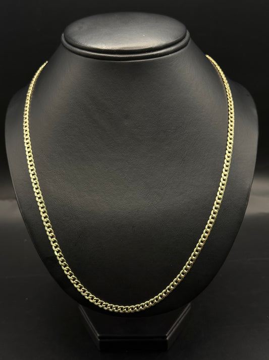 CUBAN CHAIN HOLLOW IN GOLD 14K