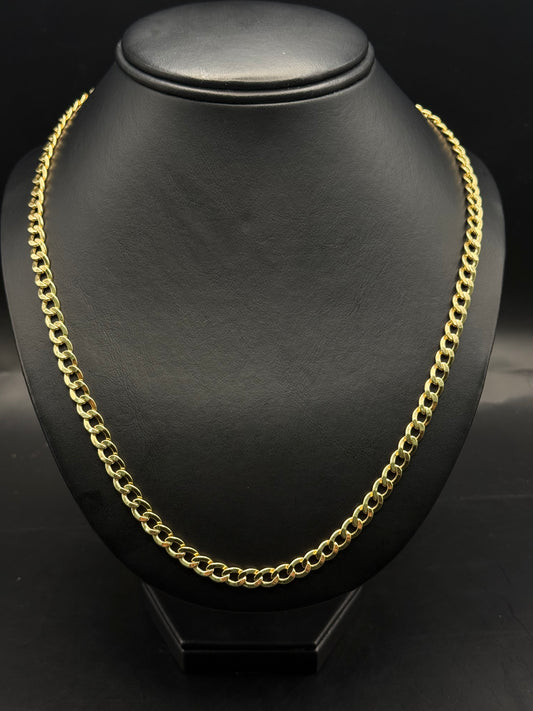 CUBAN CHAIN HOLLOW IN GOLD 14K