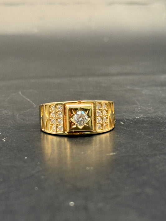 RING ELEGANT MEN IN 14K GOLD