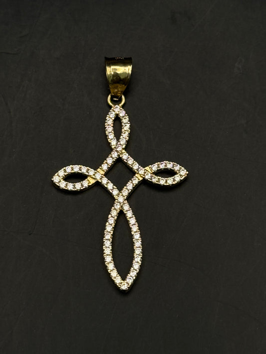MEDAL CROSS IN 14K GOLD
