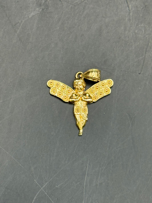 DIVINE ANGEL CHARM IN GOLD 14K