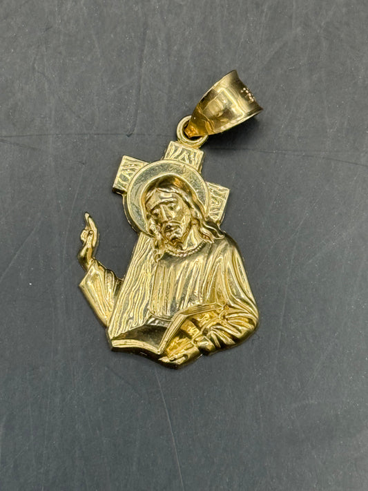 FACE OF CHRIST  IN 14K GOLD