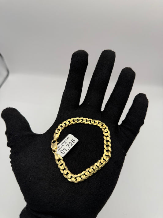 CUBAN BRACELET GOLD IN 14K