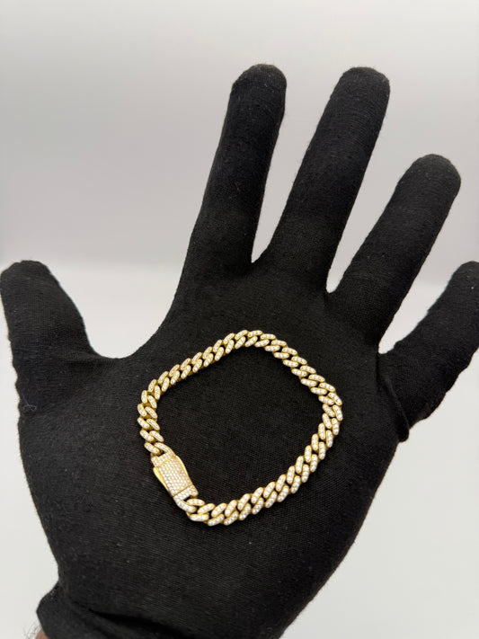 BRACELET STONE CHAINS IN GOLD 14K
