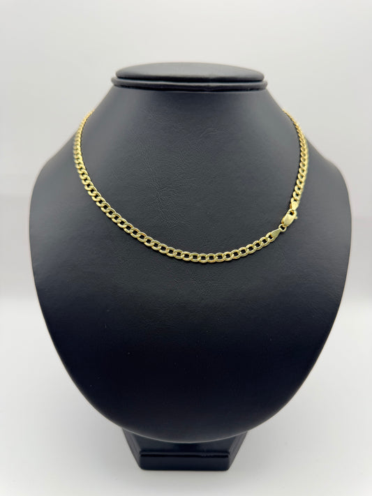 CUBAN CHAIN HOLLOW IN GOLD 14K