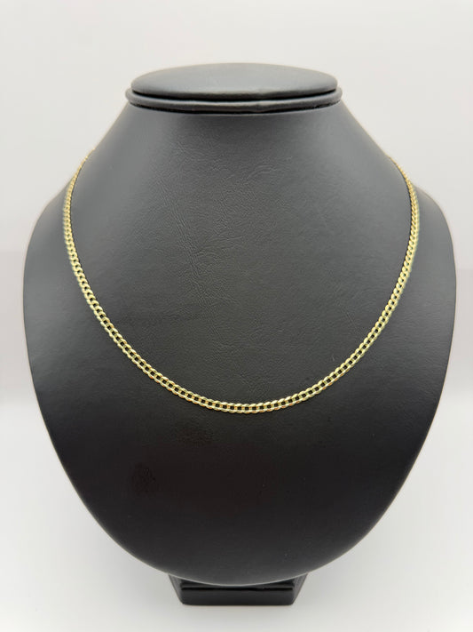 CUBAN CHAIN SOLID IN GOLD 14K