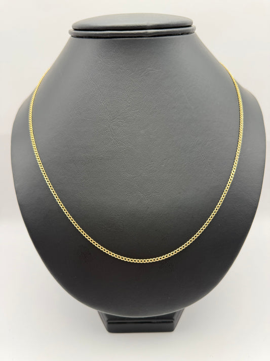 CUBAN CHAIN HOLLOW IN GOLD 14K