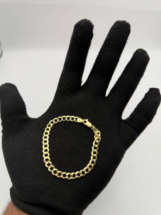 BRACELET CUBAN IN GOLD 14K