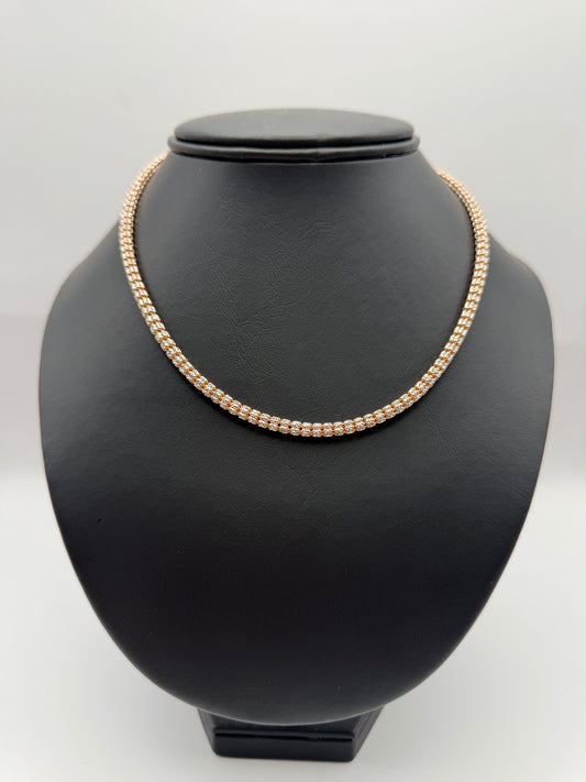 ICE CHAIN IN ROSE GOLD 14K
