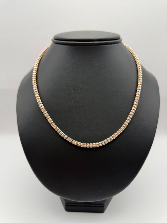 ICE CHAIN IN ROSE GOLD 14K