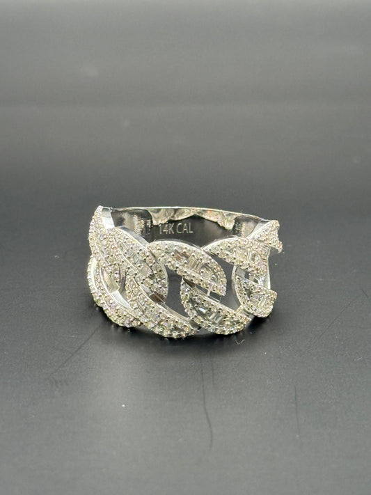 RING WHITE GOLD IN 14K