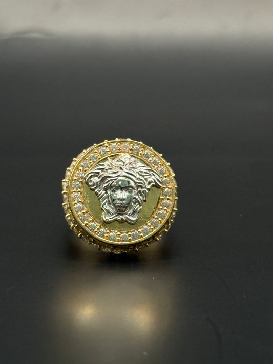 RING MEDUSA IN 14K GOLD