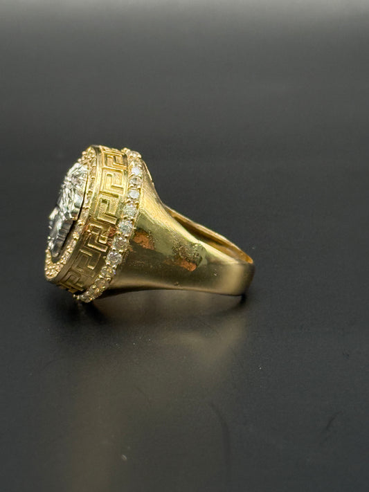 RING MEDUSA IN 14K GOLD