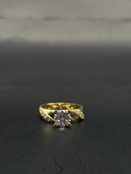 RING BRILLIANT ROUNDED IN 14K GOLD