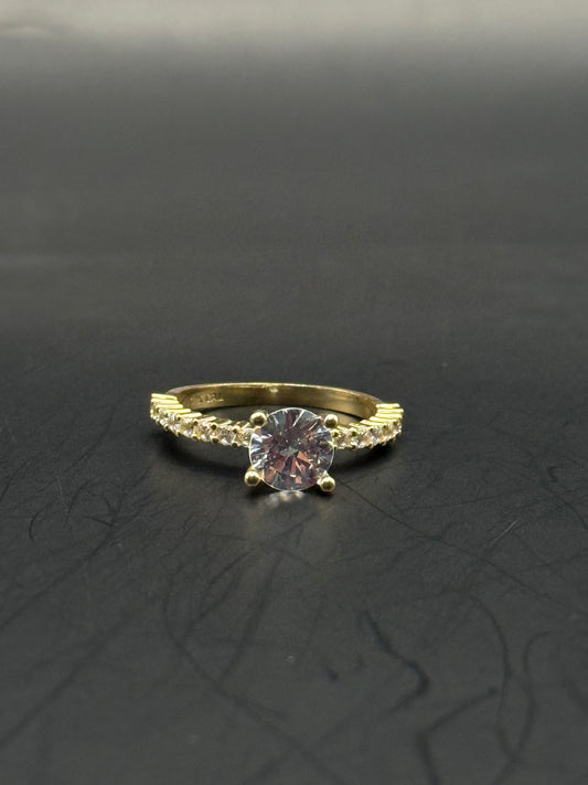 RING BRILLIANT ROUNDED IN 14K GOLD