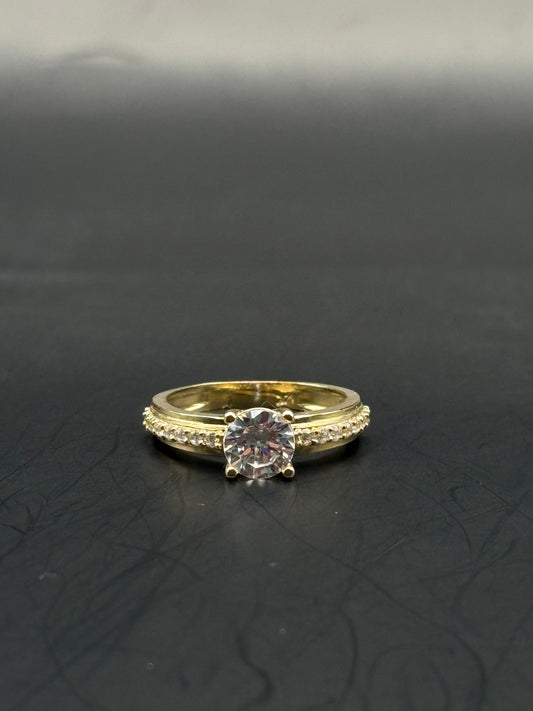 RING BRILLIANT ROUNDED IN 14K GOLD