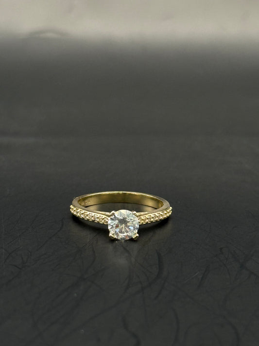 RING BRILLIANT ROUNDED IN 14K GOLD