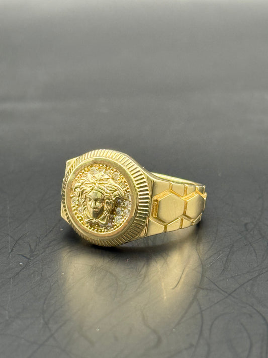RING MEDUSA IN 14K GOLD