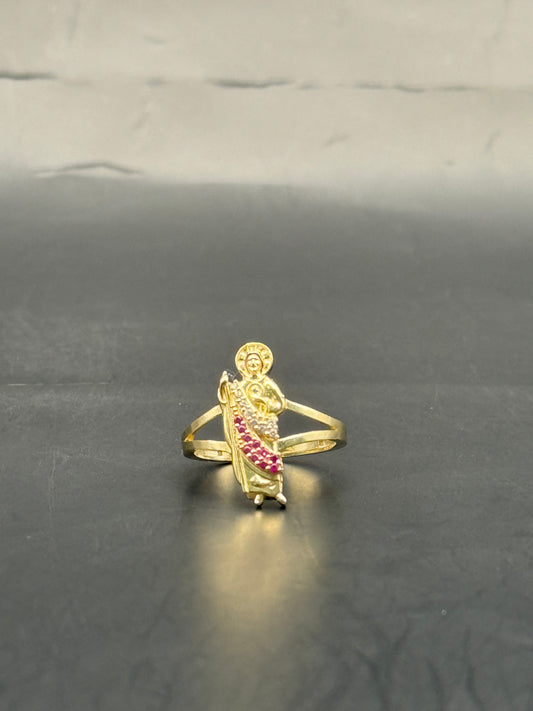 RING CHRIST IN 14K GOLD