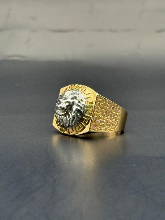 RING LION IN 14K GOLD