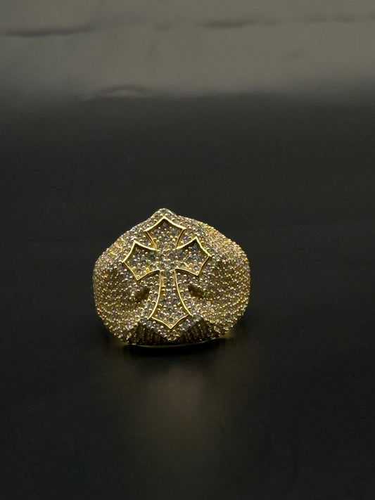 RING CROSS  IN 14K GOLD